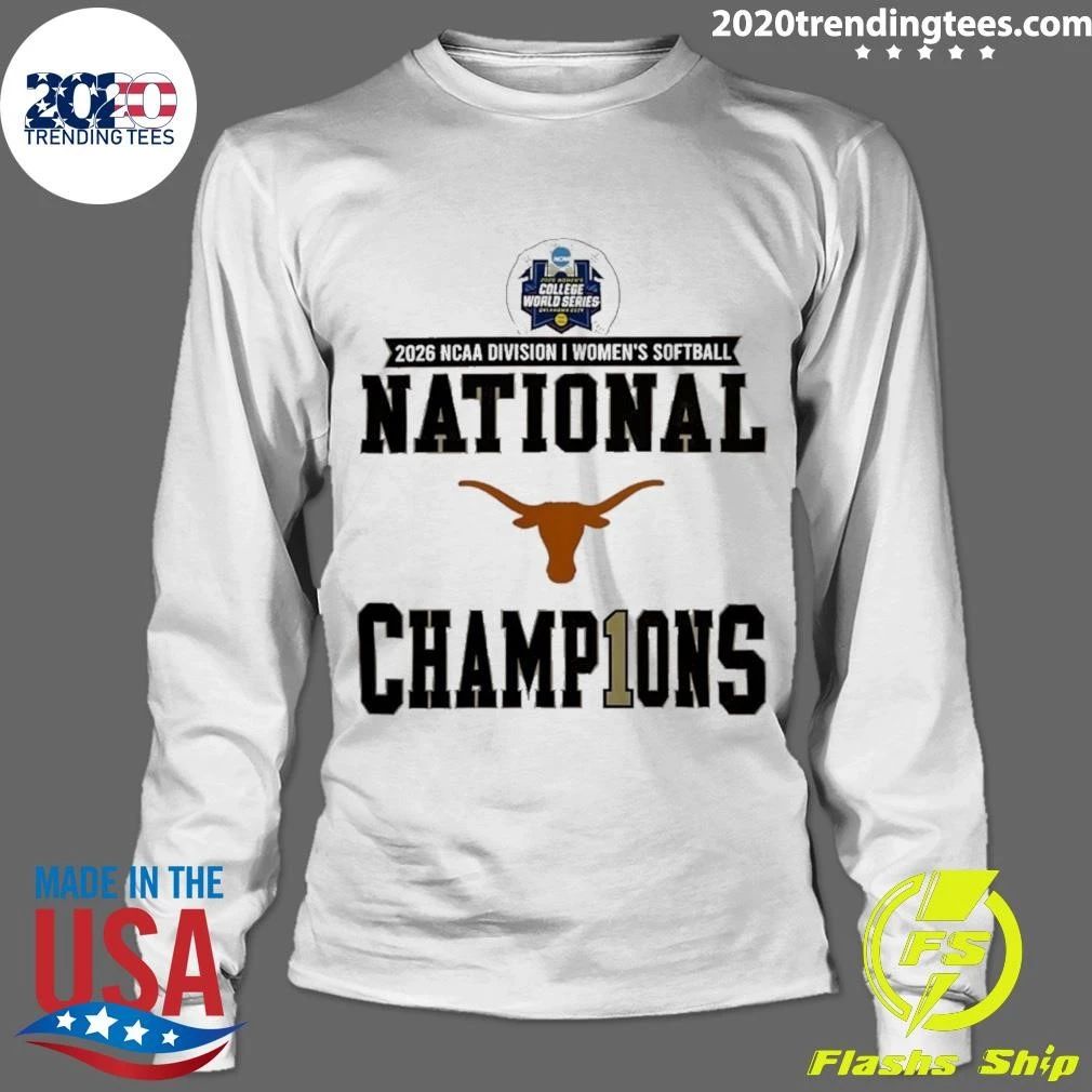 Longhorns 2026 Softball Women’s National Champions T-Shirt
