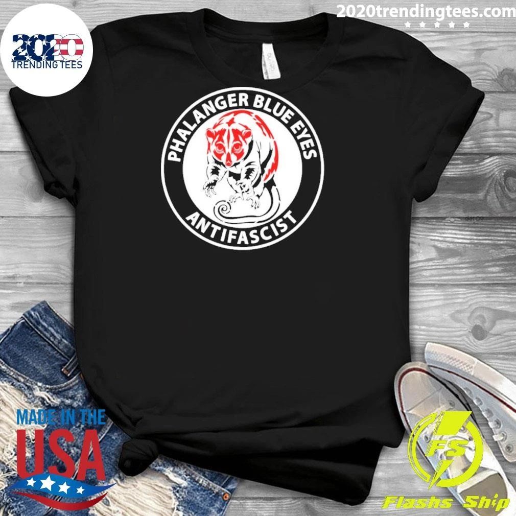 Phalanger Blue Eyes Antifascist Political Activism Shirt