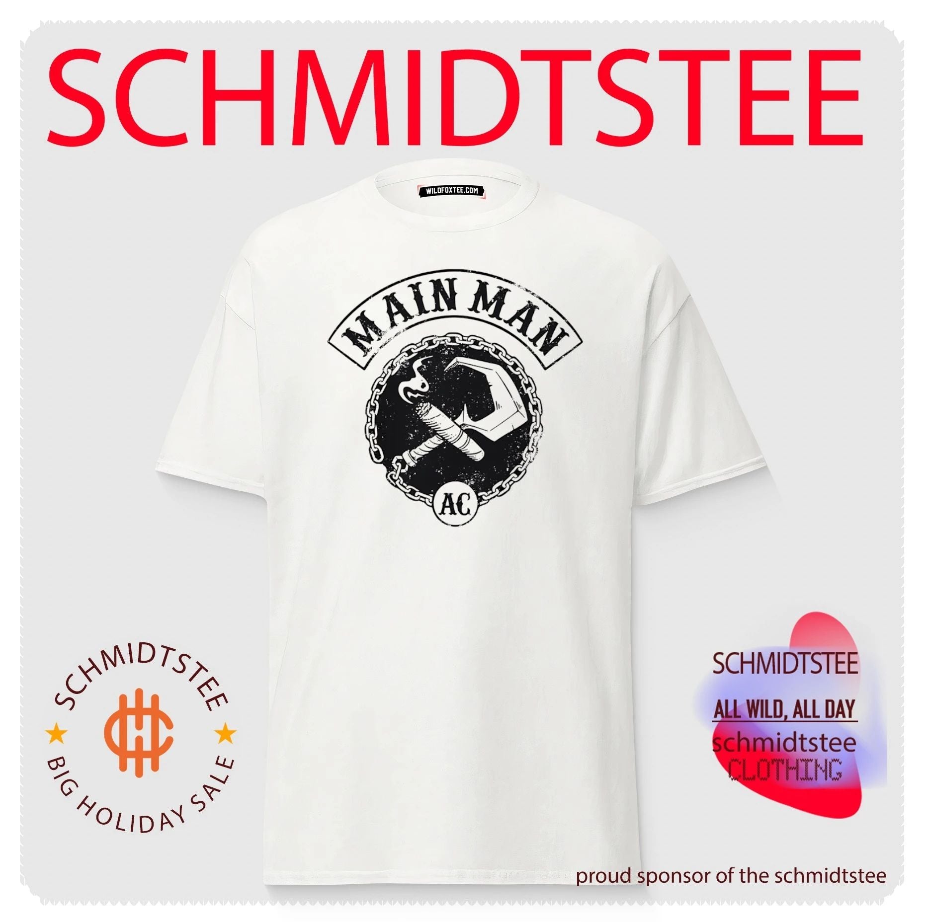 Main Man AC Cigar and Sickle Graphic shirt