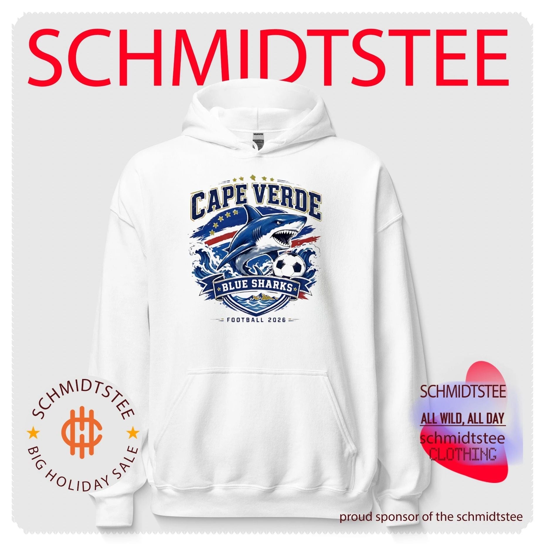 Cape Verde Blue Sharks Football 2026 soccer shirt