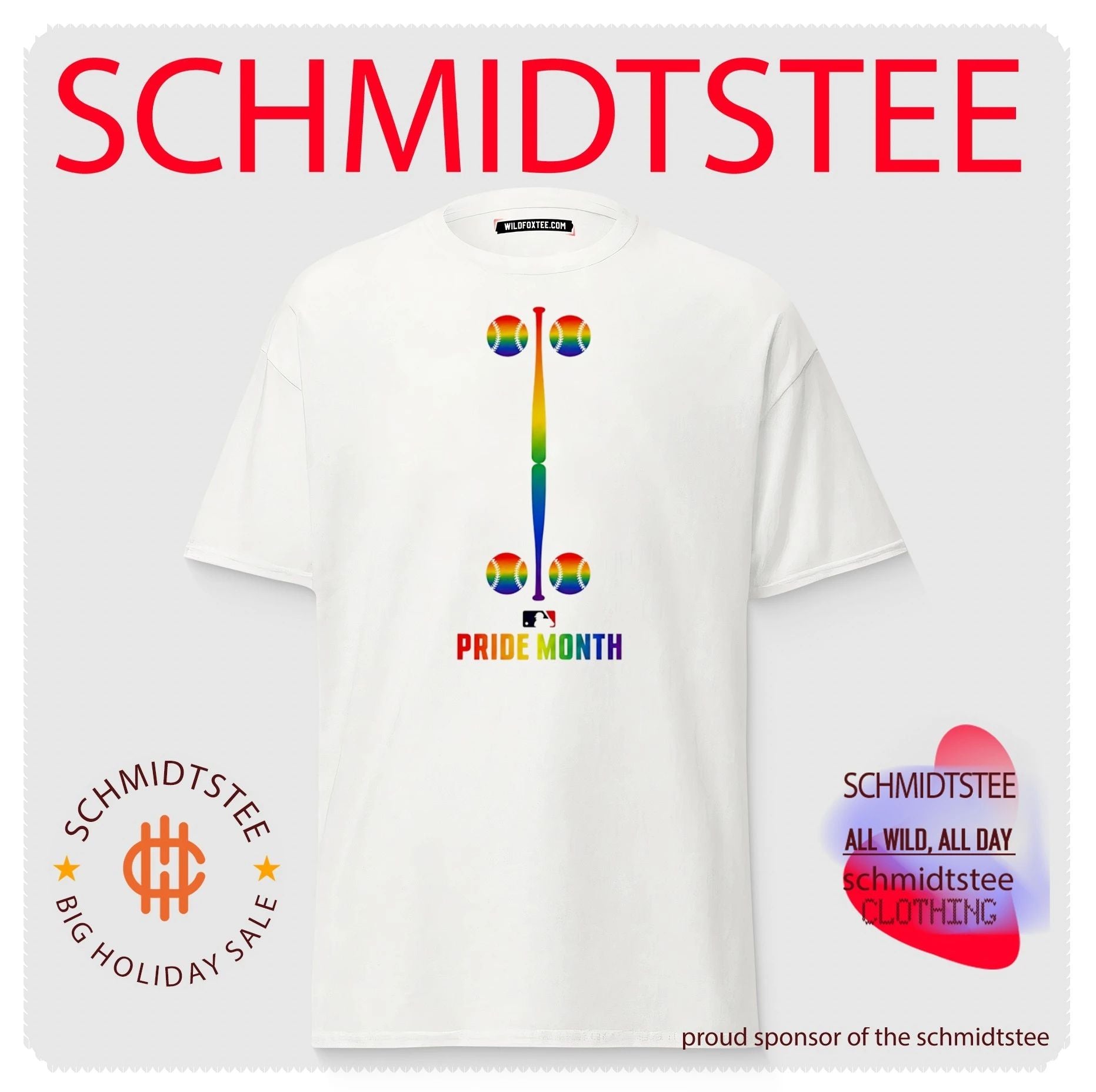 2026 MLB Pride Month Logo Shirt