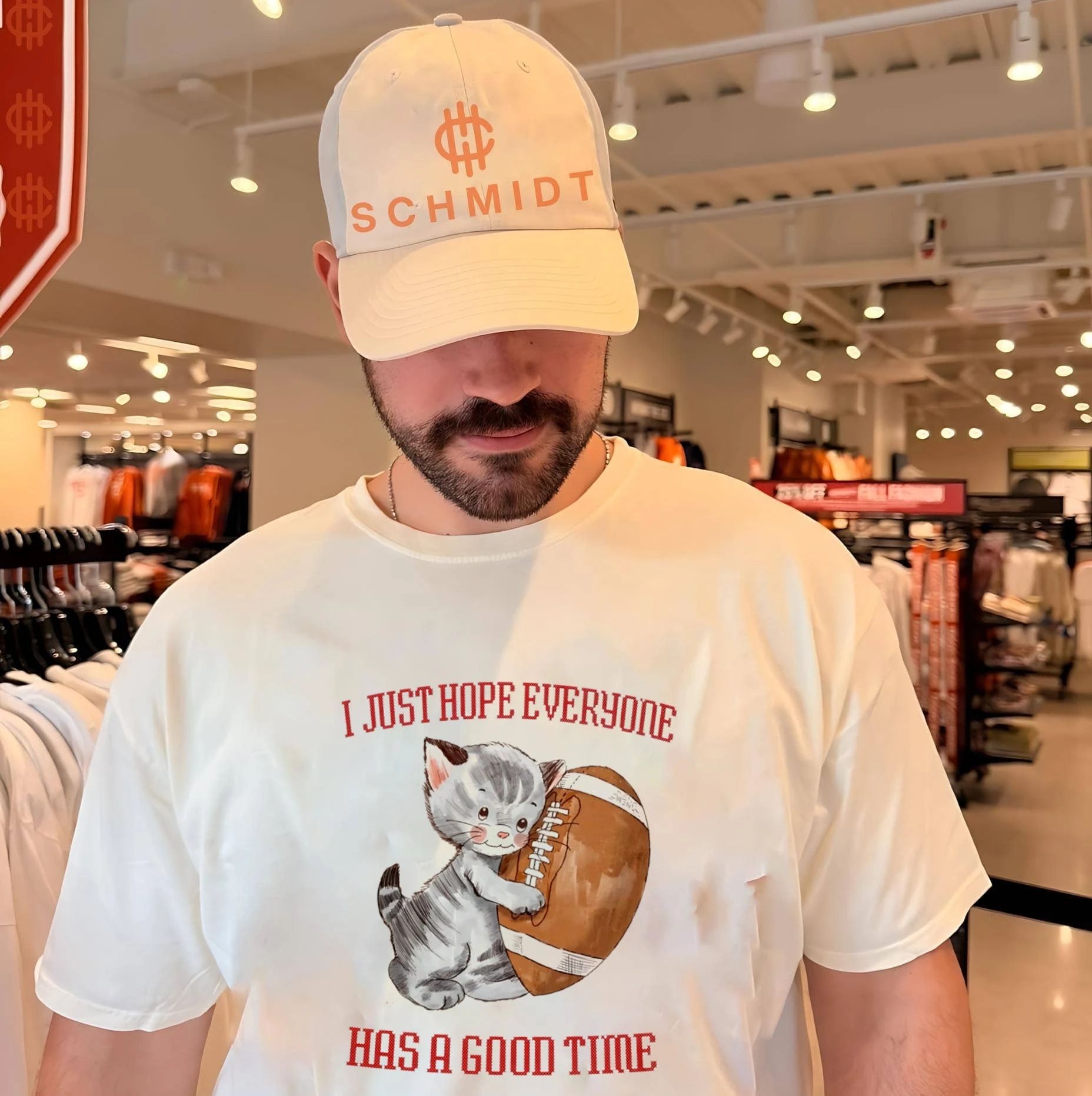 I Just Hope Everyone Has a Good Time Football Cat shirt