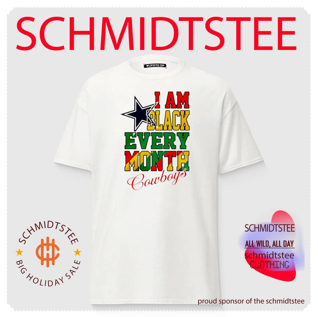 Dallas Cowboys I am Black Every Month Juneteenth logo shirt