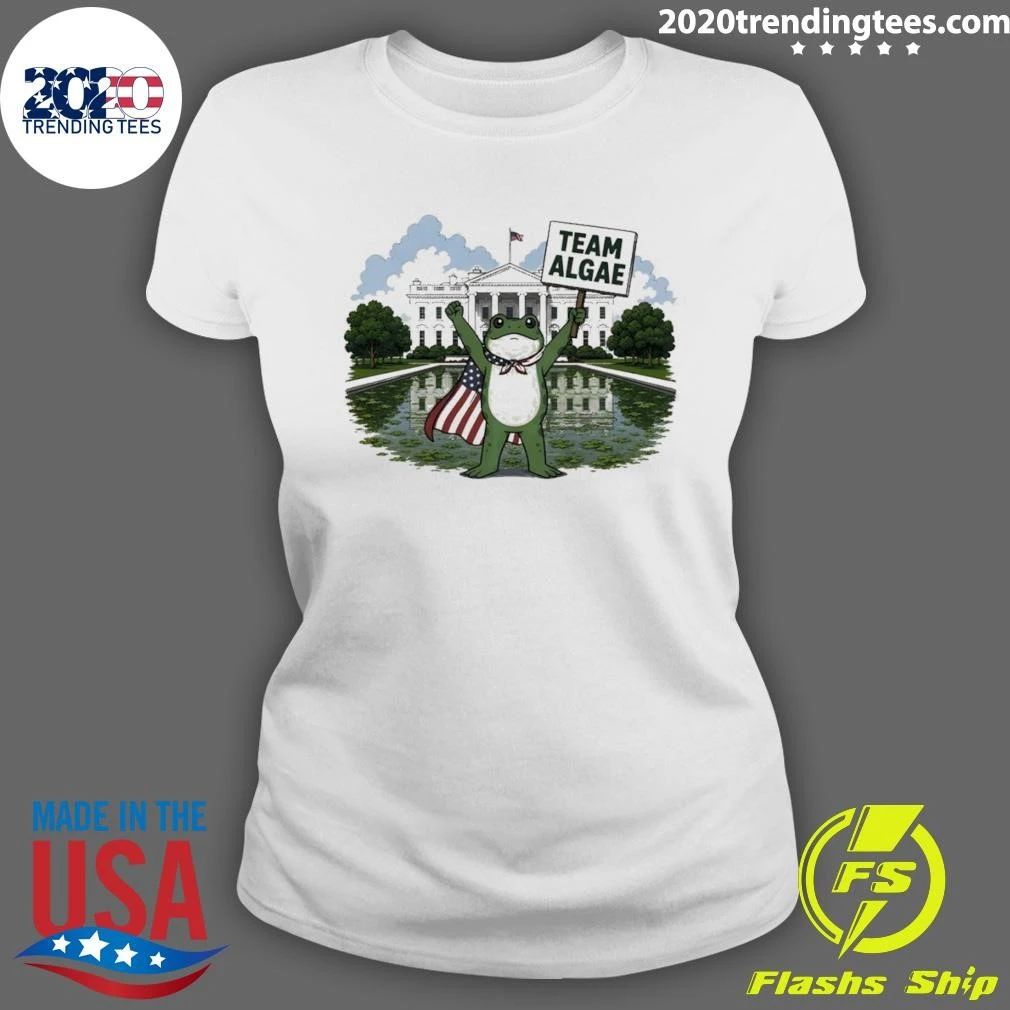 Frog Team Algae Fdt Make Algae Great Again Patriotic American Flag 2026 Shirt