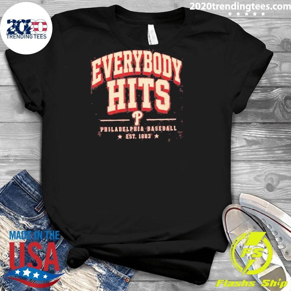 Philadelphia Phillie Est 1983 Everybody Hits Shirt