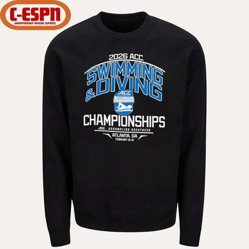 2026 Atlantic Coast Conference Men’s & Women’s Swimming & Diving Championships Shirt