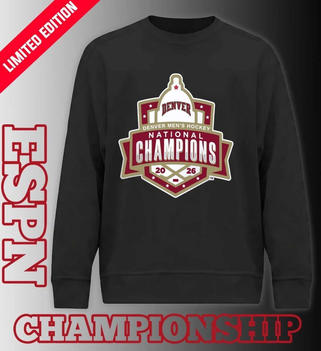 Denver Men’s Ice Hockey 2026 NCAA National Champions Official Logo T-Shirt