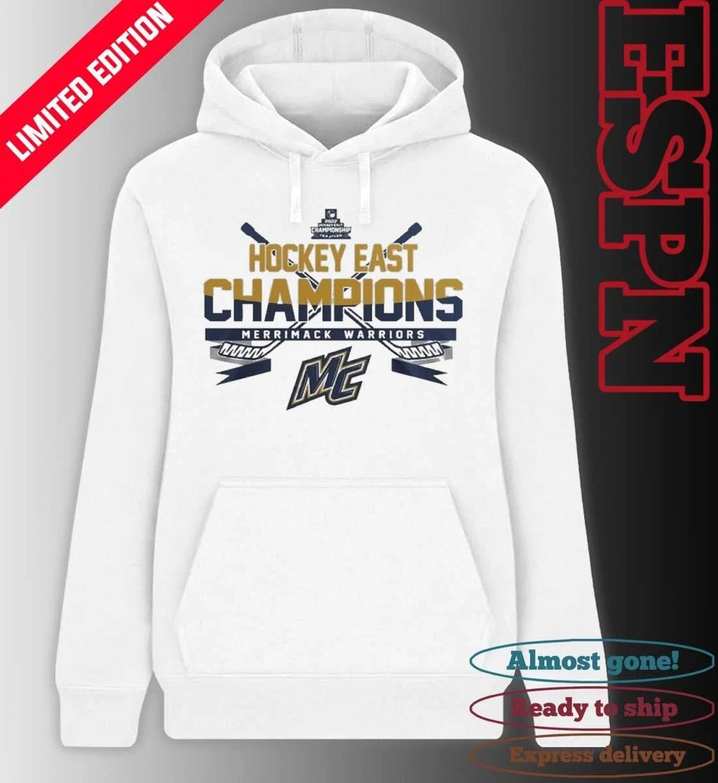 Merrimack Warriors 2026 Hockey East Champions T-Shirt