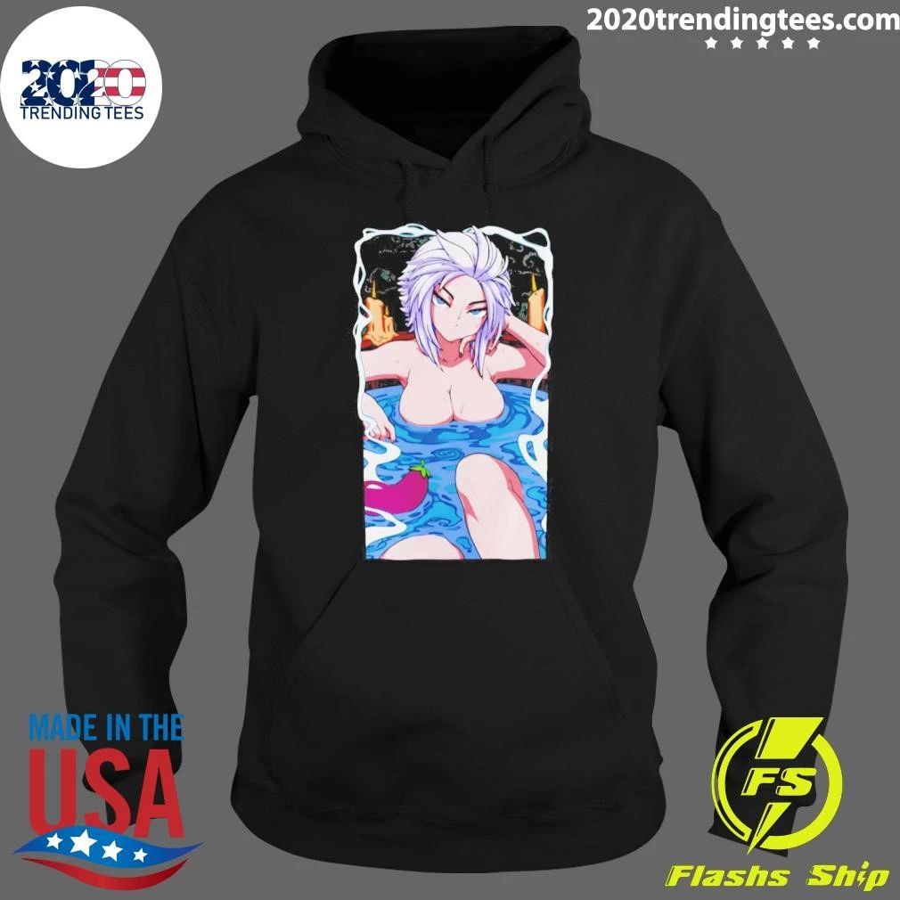 Anime Hot Spring Girl Graphic Shirt