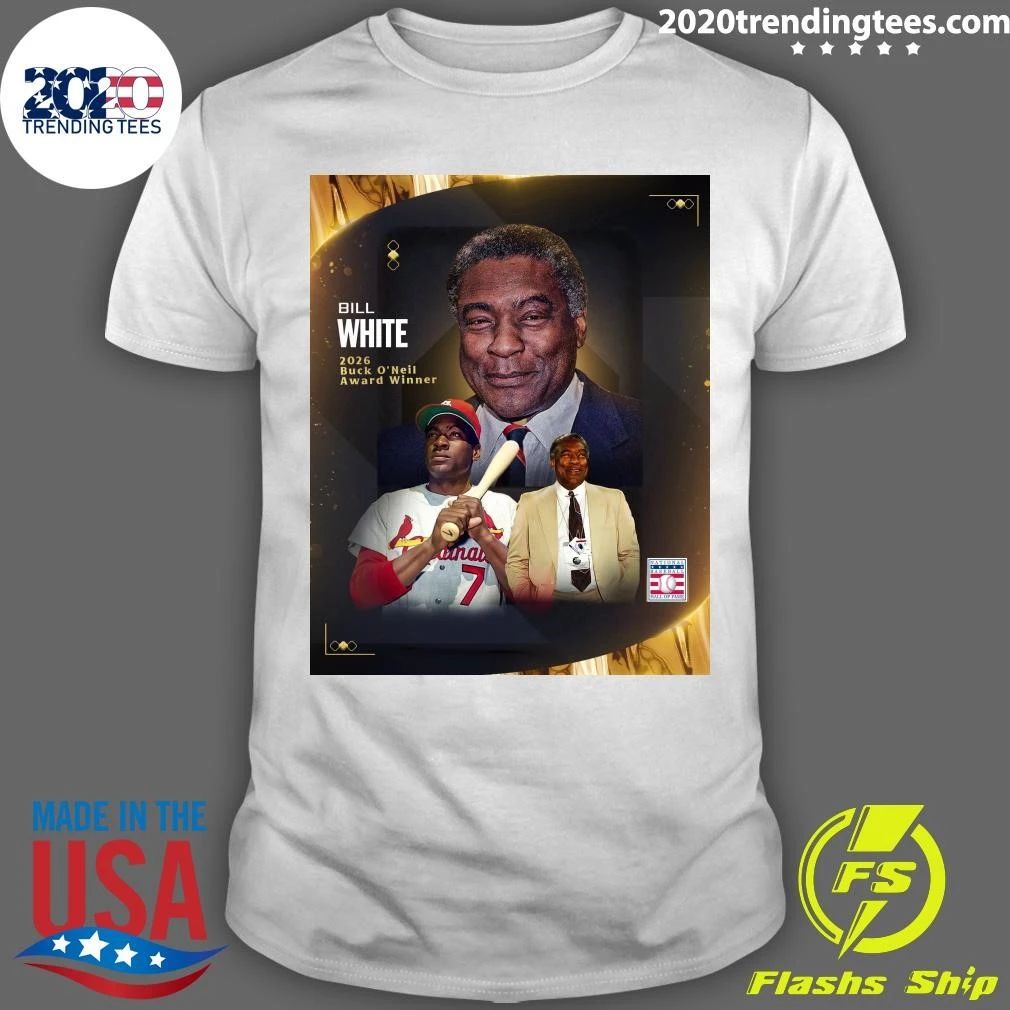 Congratulations to Bill White on being recognized with The Buck O’Neil Lifetime Achievement Award today in Cooperstown Shirt