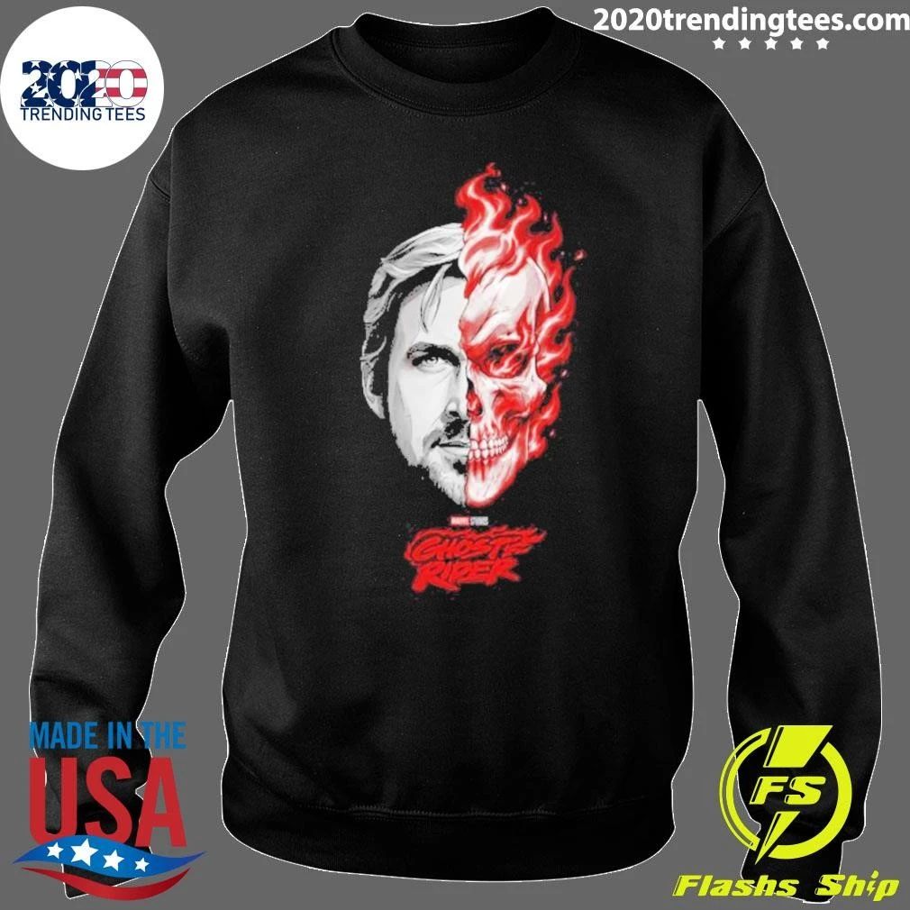 Ryan Gosling Ghost Rider 2028 Split Face Shirt