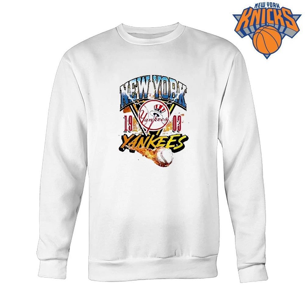 New York Yankees Fireball White Shirt