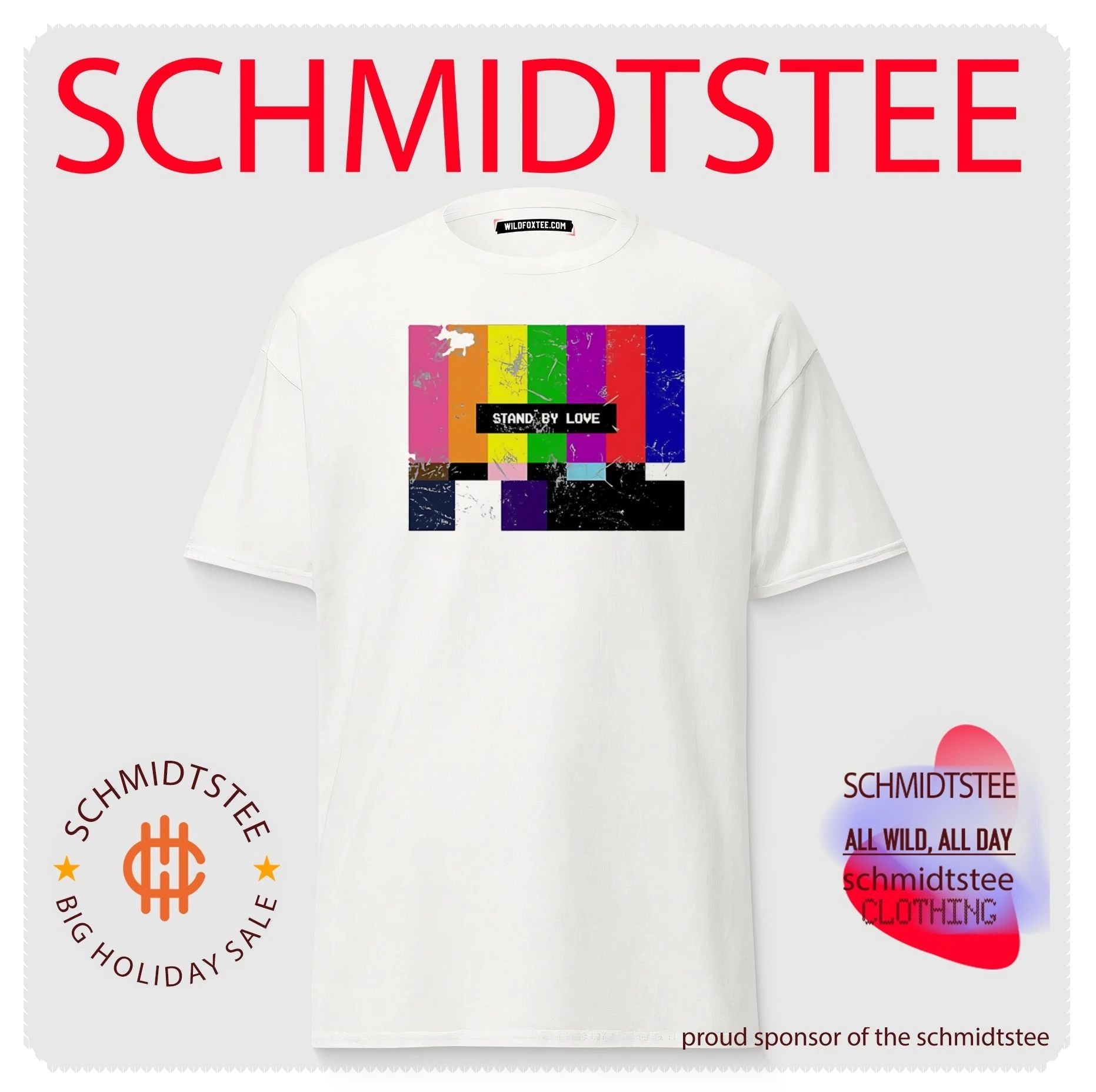 Stand By Love Pride rainbow shirt