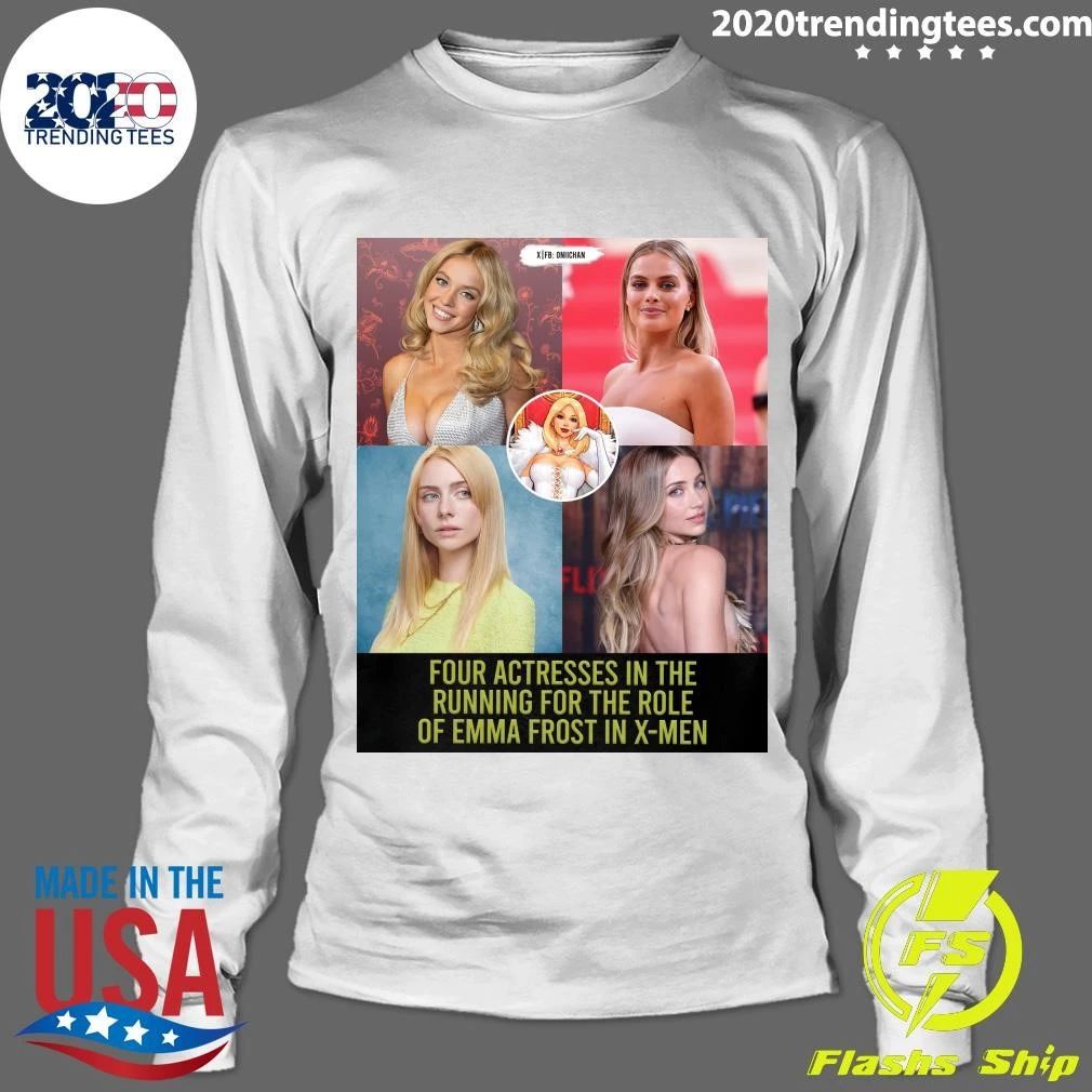 Four Actresses In The Running For The Role Of Emma Frost In X-Men Shirt