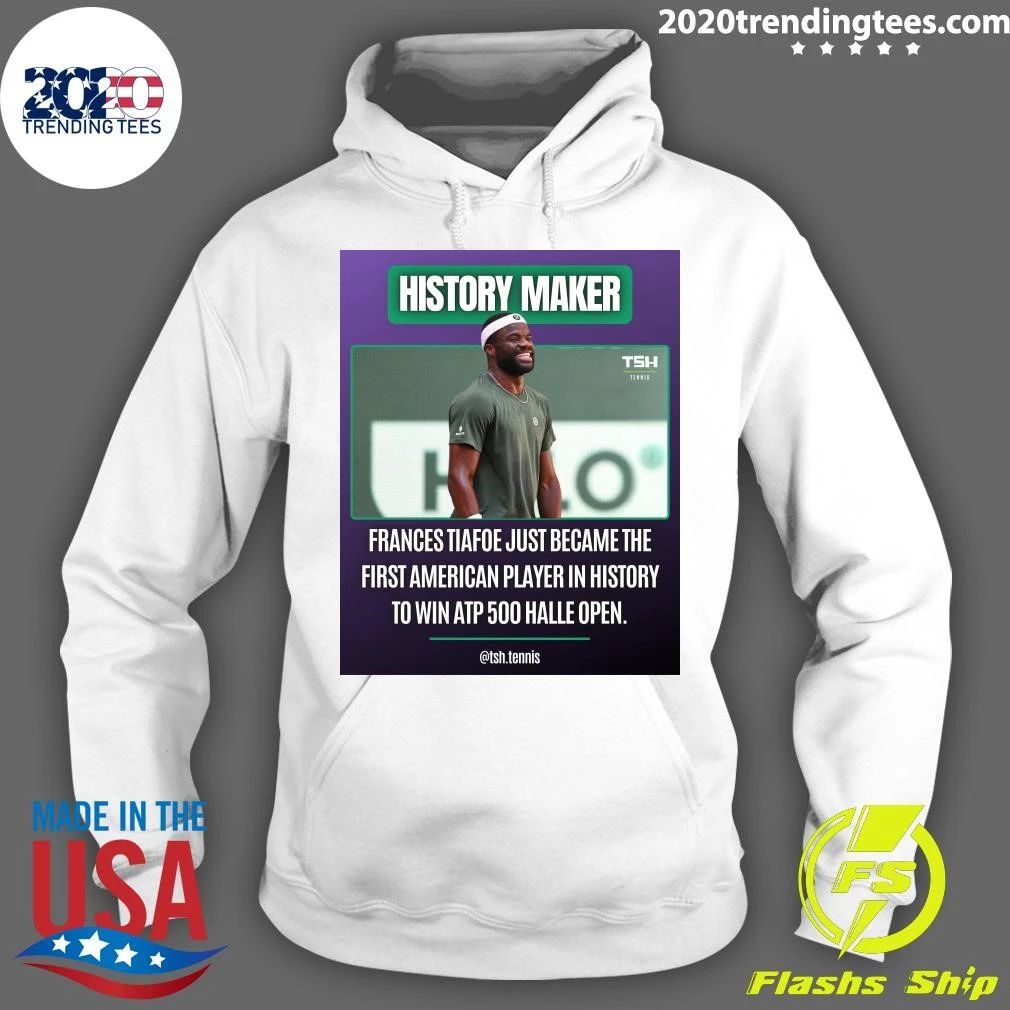 History Maker Frances Tiafoe Just Became The First American Player In History To Win ATP 500 Halle Open Shirt