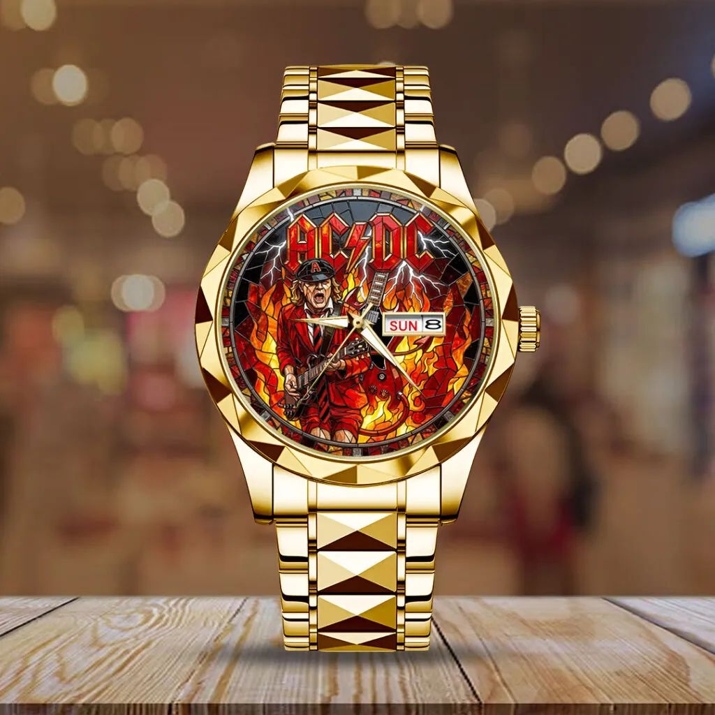 AC/DC Alloy Luxury Quartz Watch
