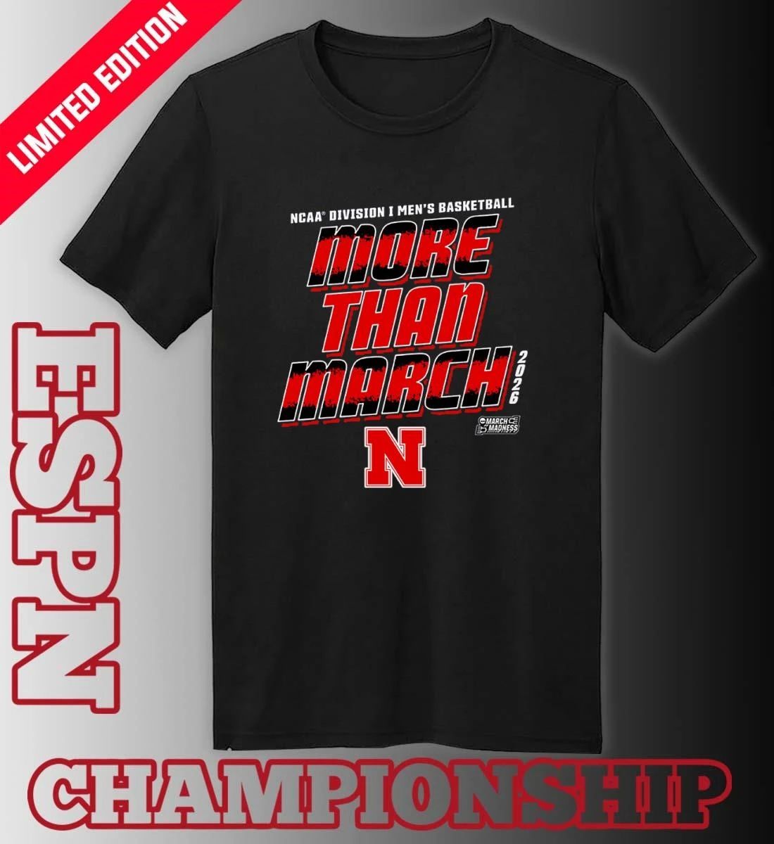 Nebraska Men’s Basketball More Than March 2026 Shirt