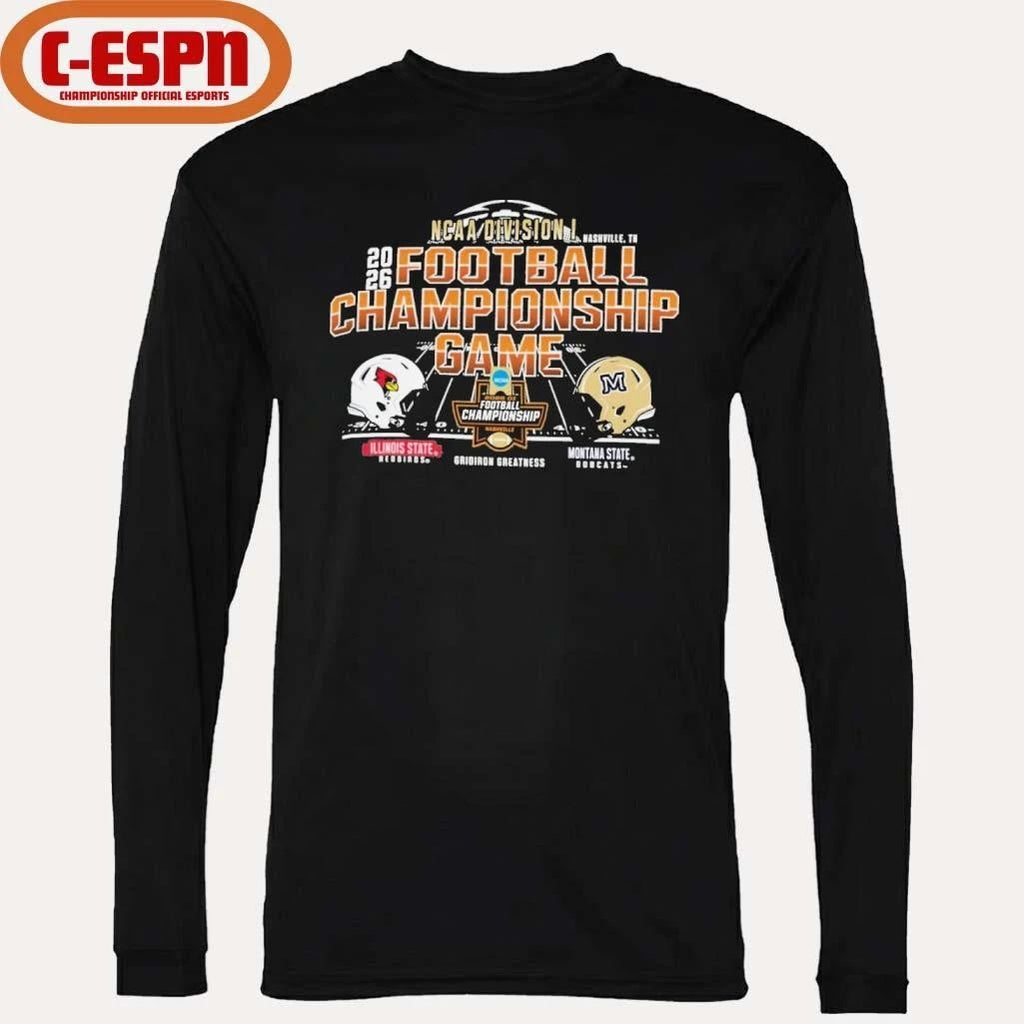 Nashville, TN 2026 NCAA DI Football Championship Game Illinois State Vs Montana State Matchup Shirt