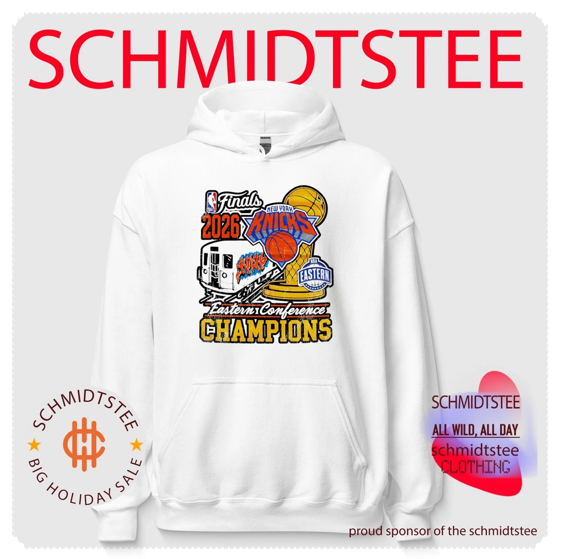 New York 2026 Eastern Conference Champions train graphic shirt