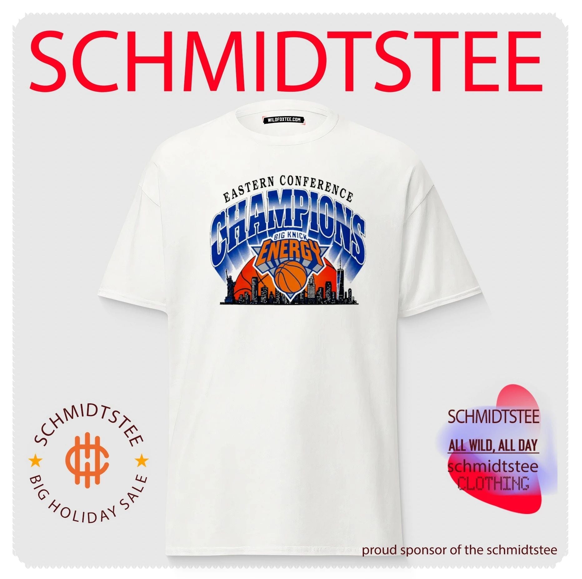New York Knicks Eastern Conference Champs 2026 skyline shirt