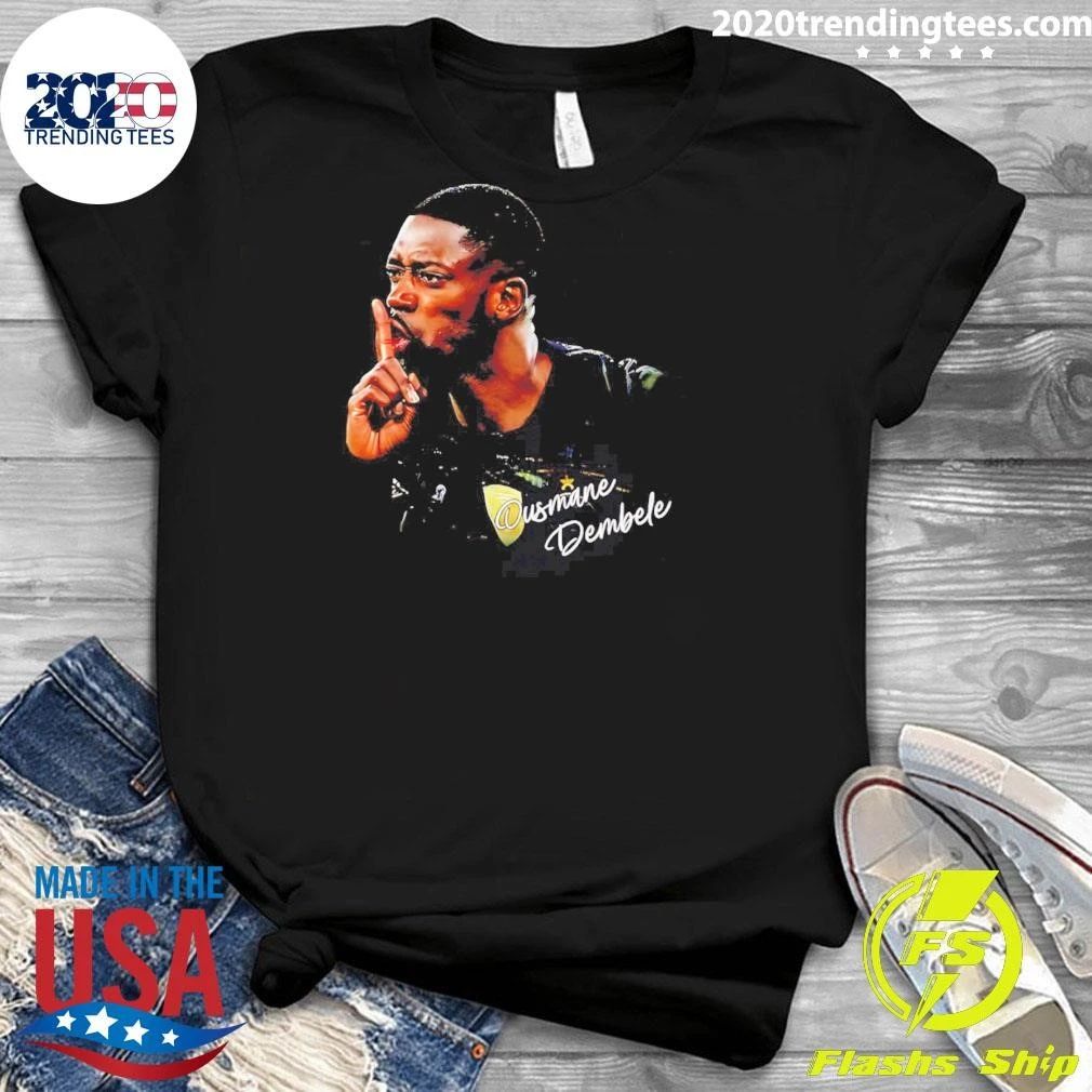 Psg Ousmane Dembele Shhh Graphic Shirt