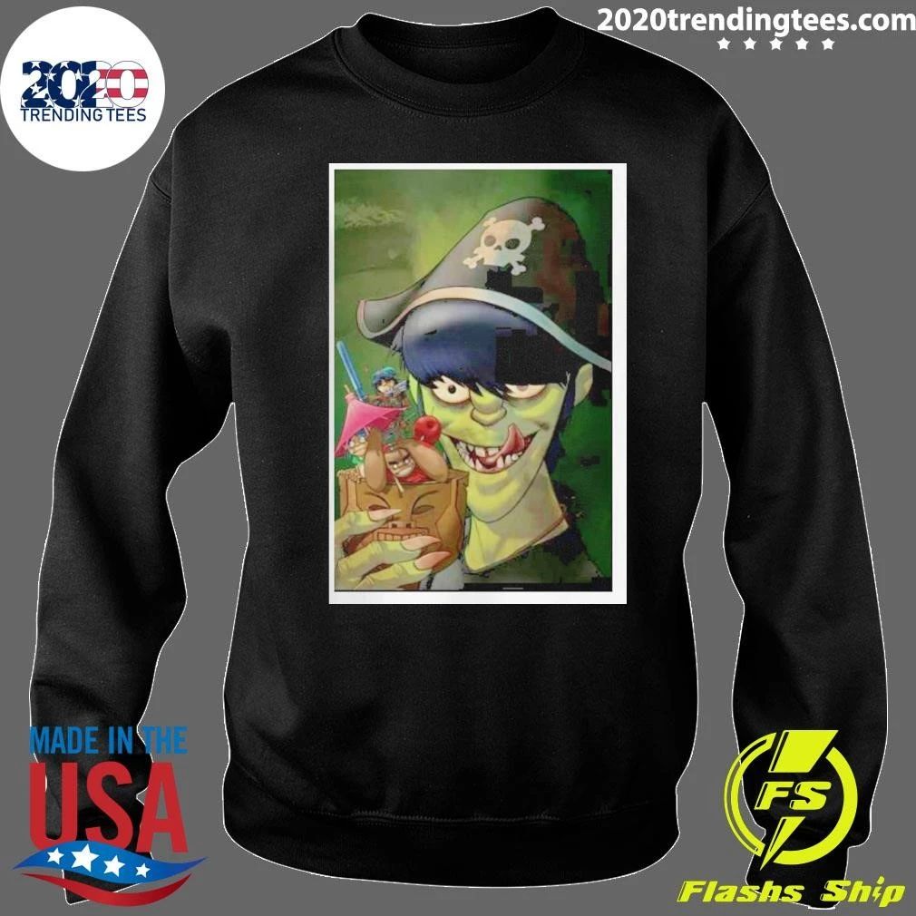 GORILLAZ Pirate Cocktail Shirt