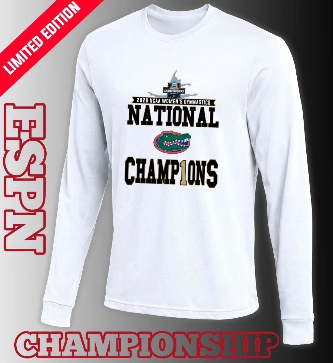 Florida Women’s Gymnastics 2026 NCAA National Champions Locker Room T-Shirt