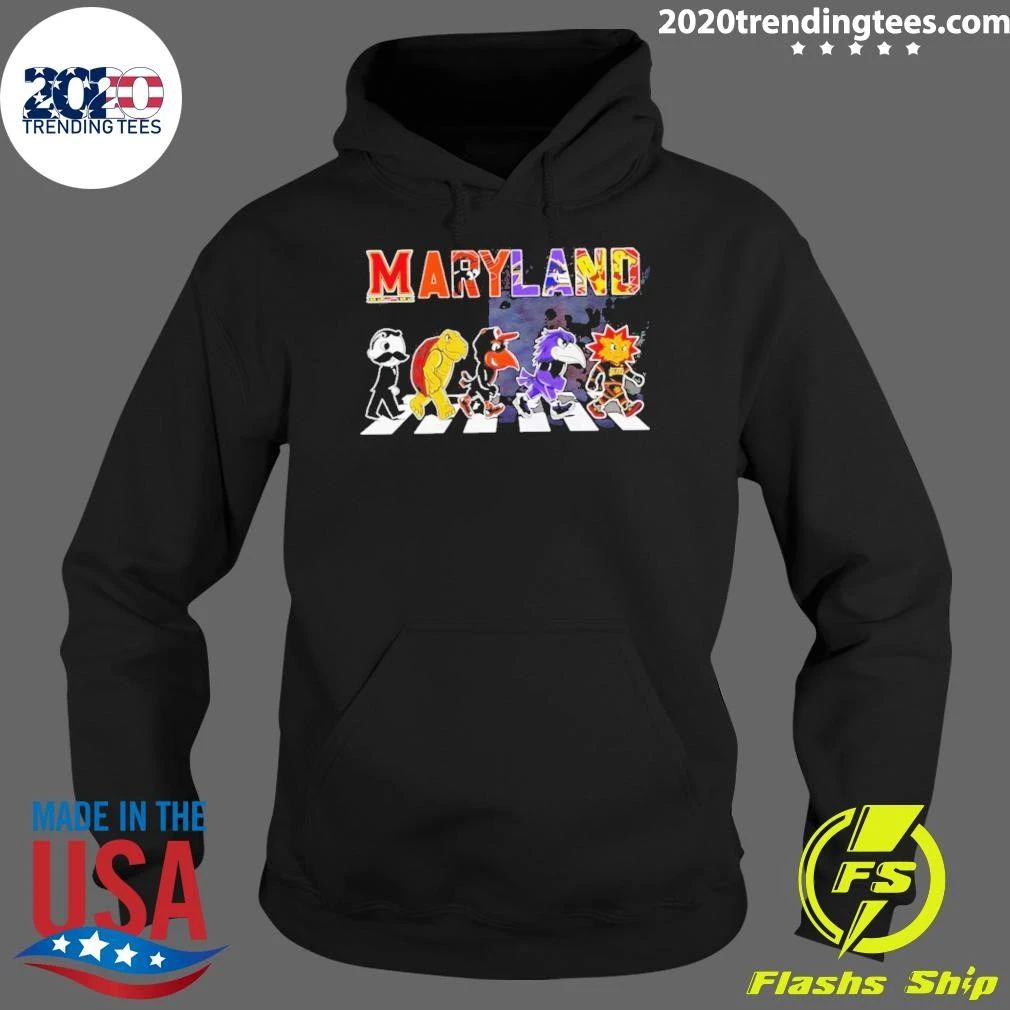 Maryland Abbey Road Mascots Baltimore Orioles 2026 Shirt