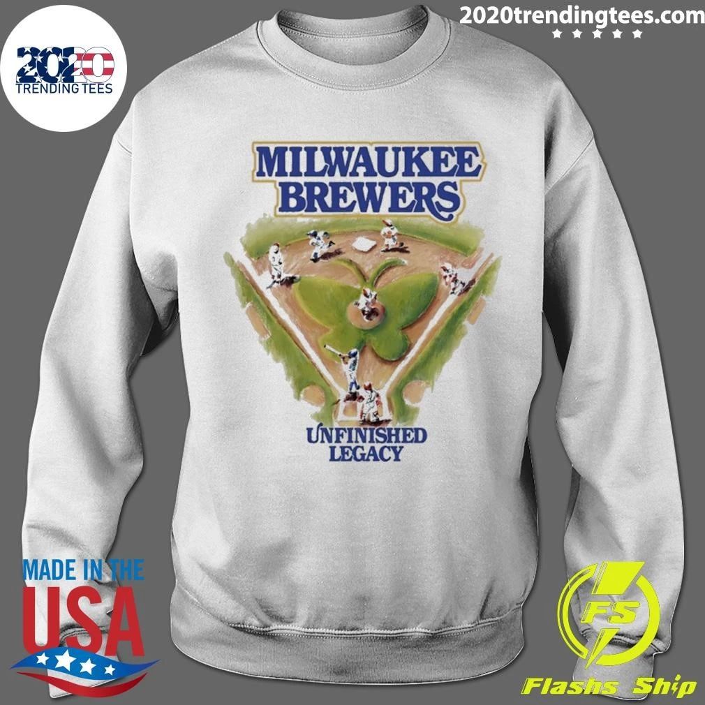 Milwaukee Brewers Unfinished Legacy Baseball Field Shirt