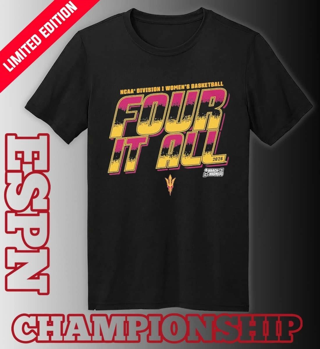 Arizona State Women’s Basketball Four It All 2026 March Madness Shirt