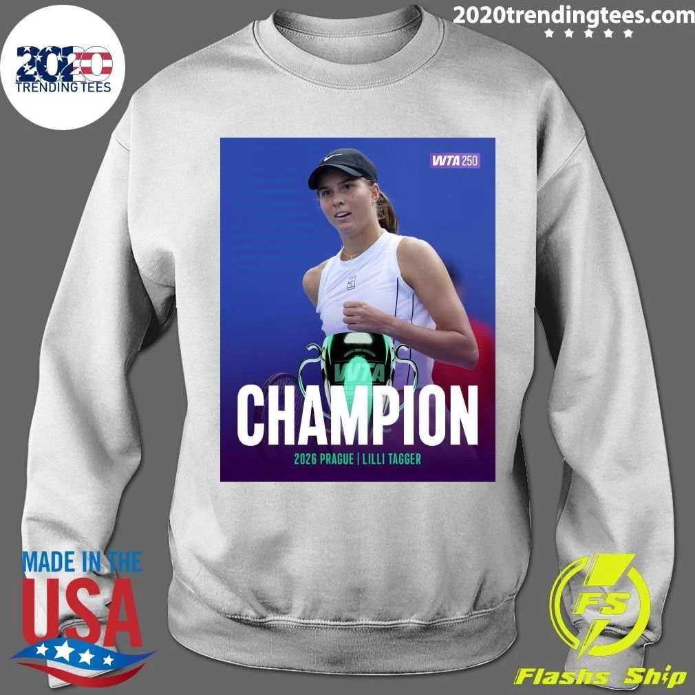 Lilli Tagger Wins Champion Pragua 2026 Poster Shirt