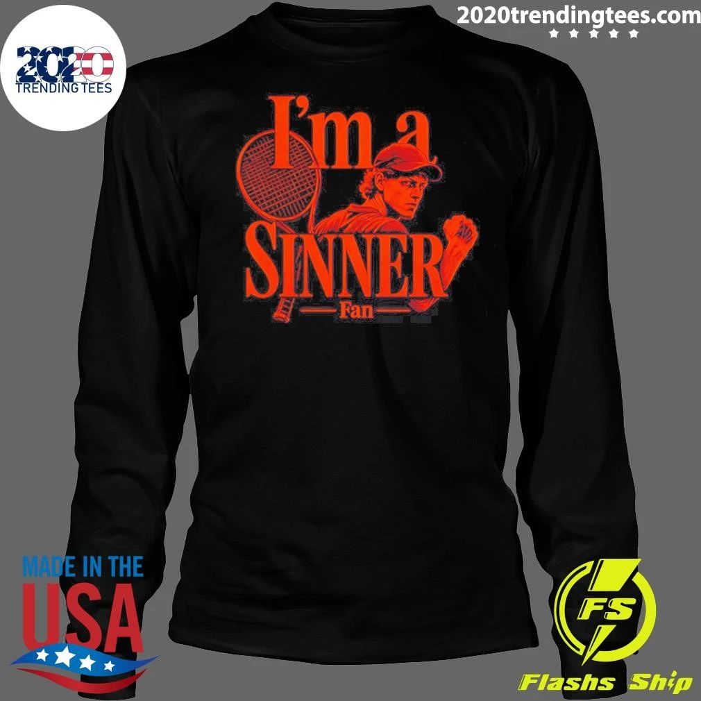 Jannik Sinner I’m A Sinner Fan Tennis Player Shirt