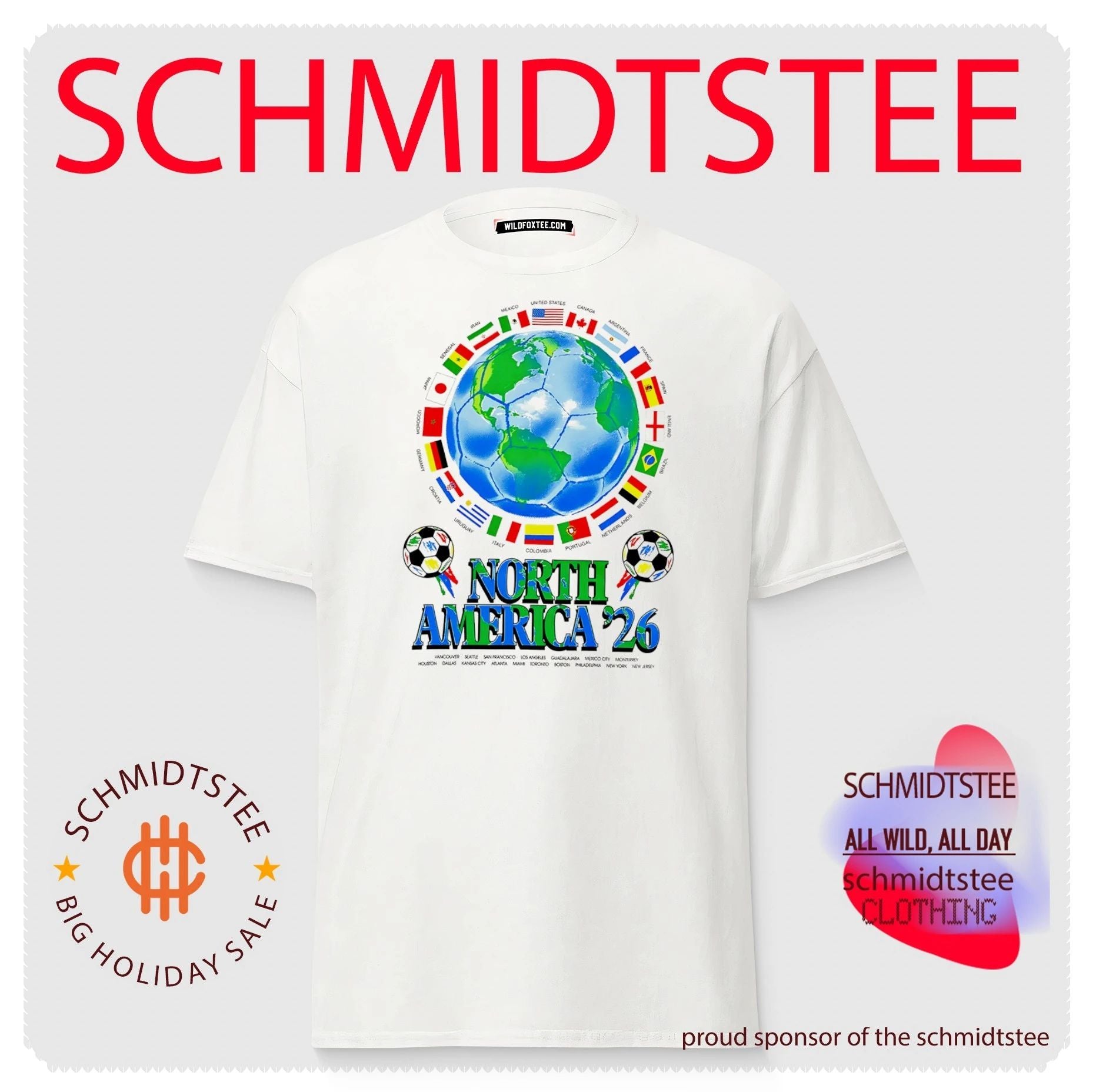 North America ’26 US Soccer White Global Foundation shirt