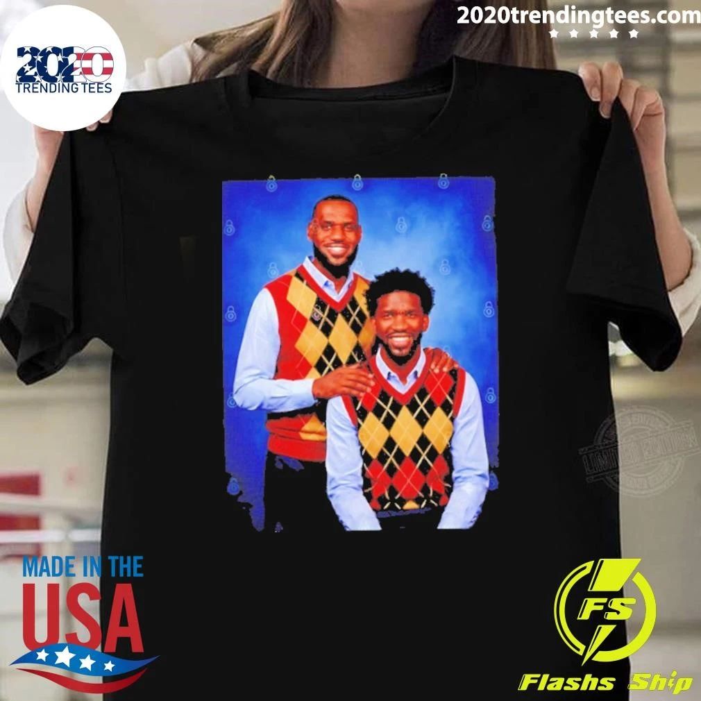 James And Embid Philadelphia Sixers Step Brothers Shirt
