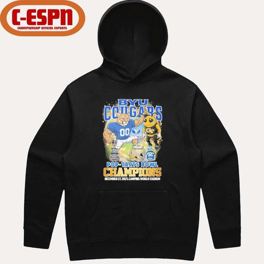 BYU Cougars Mascot Pop-Tarts Bowl Champions Shirt