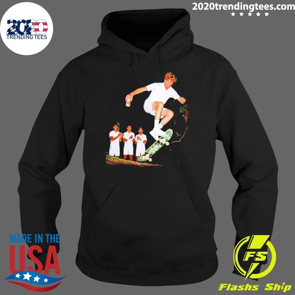 Jannik Sinner Skateboarding Wimbledon Men’s Singles Italy 2026 Shirt