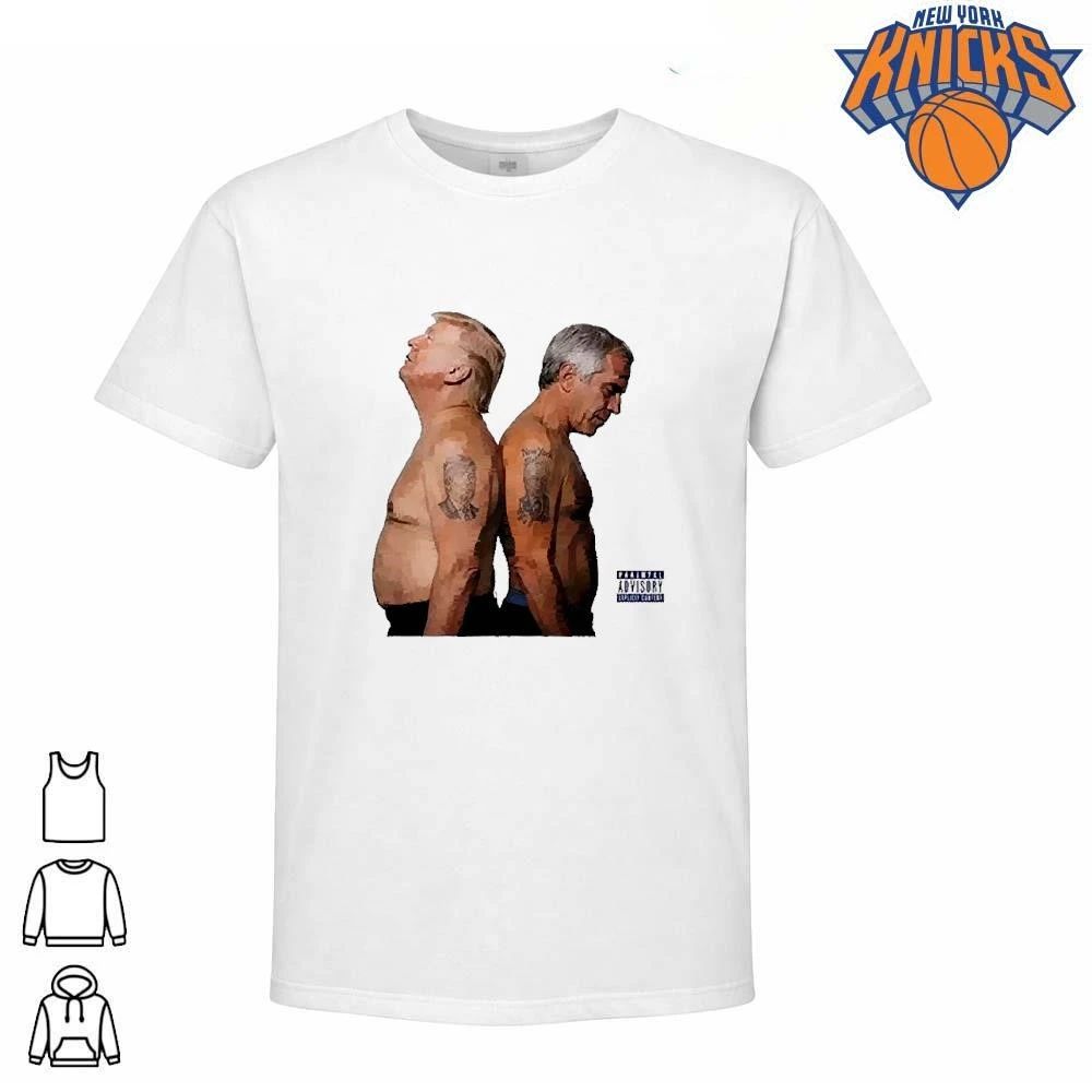 Donald Trump and Jeffrey Epstein Parental Advisory Explicit Content Shirt