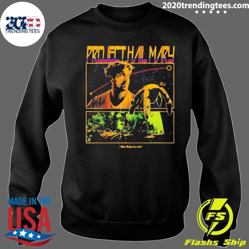 Ryan Gosling Sci-fi Project Hail Mary Space Movie Grace Rock Save Stars Vintage Shirt