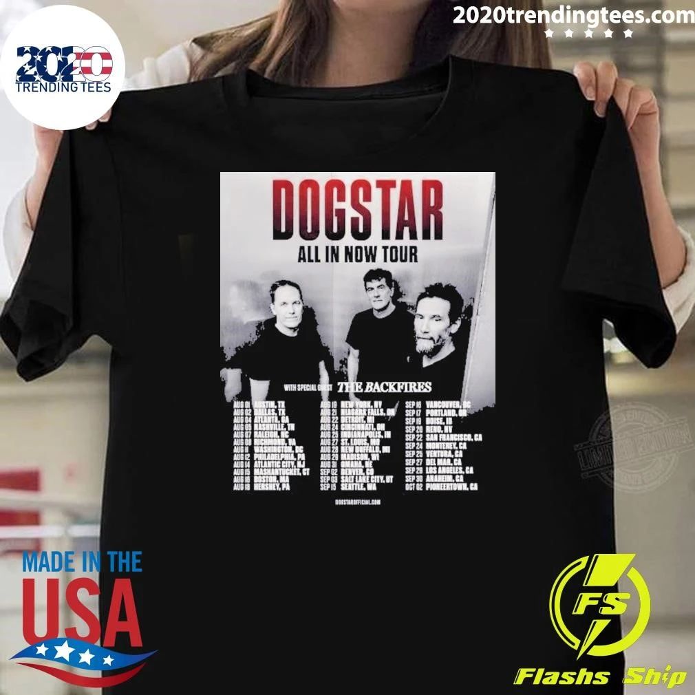 Dogster All In Now Tour With Special Guest The Backfires Shirt