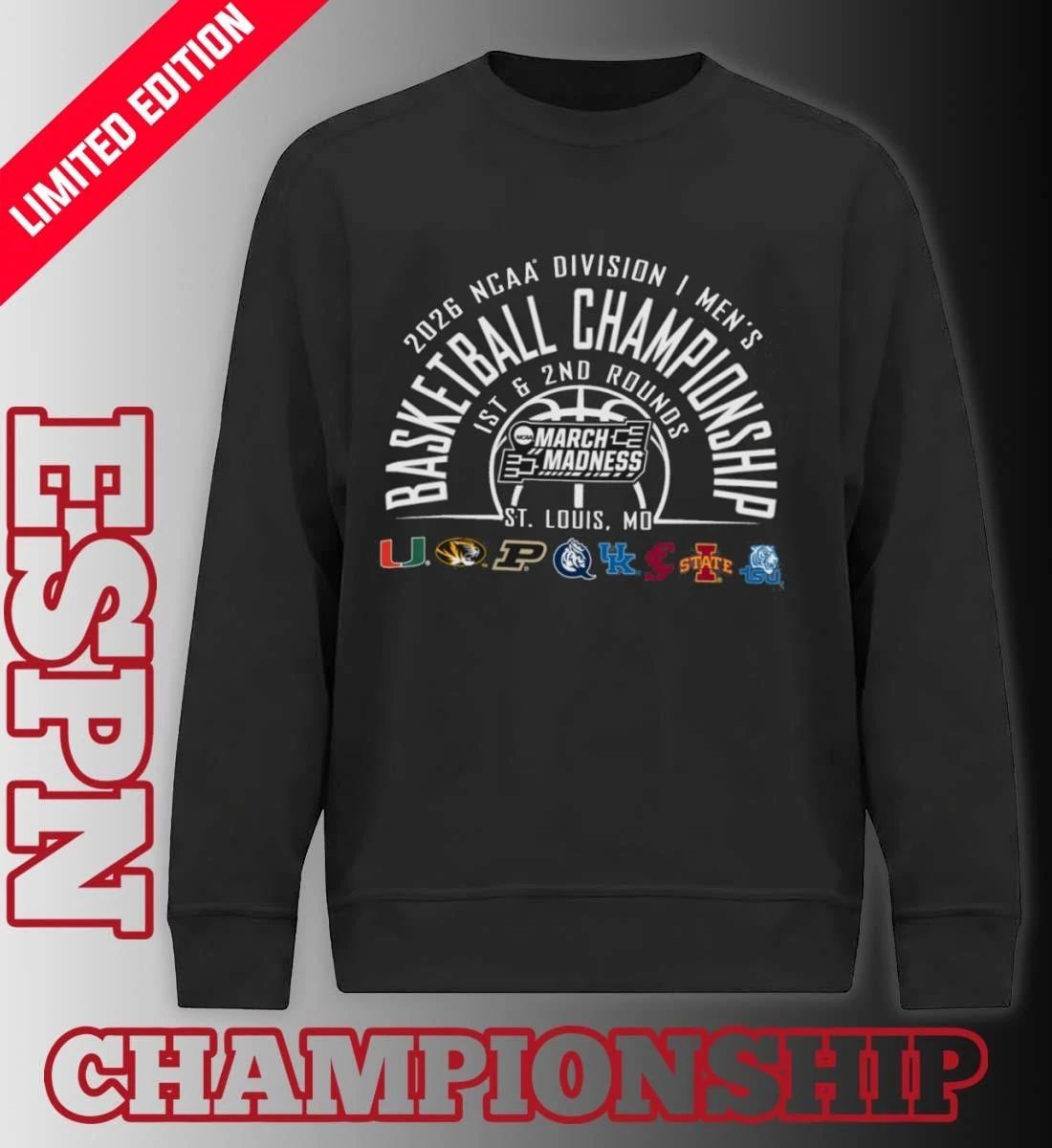 St. Louis Regional 2026 NCAA DI Men’s Basketball Championship Shirt
