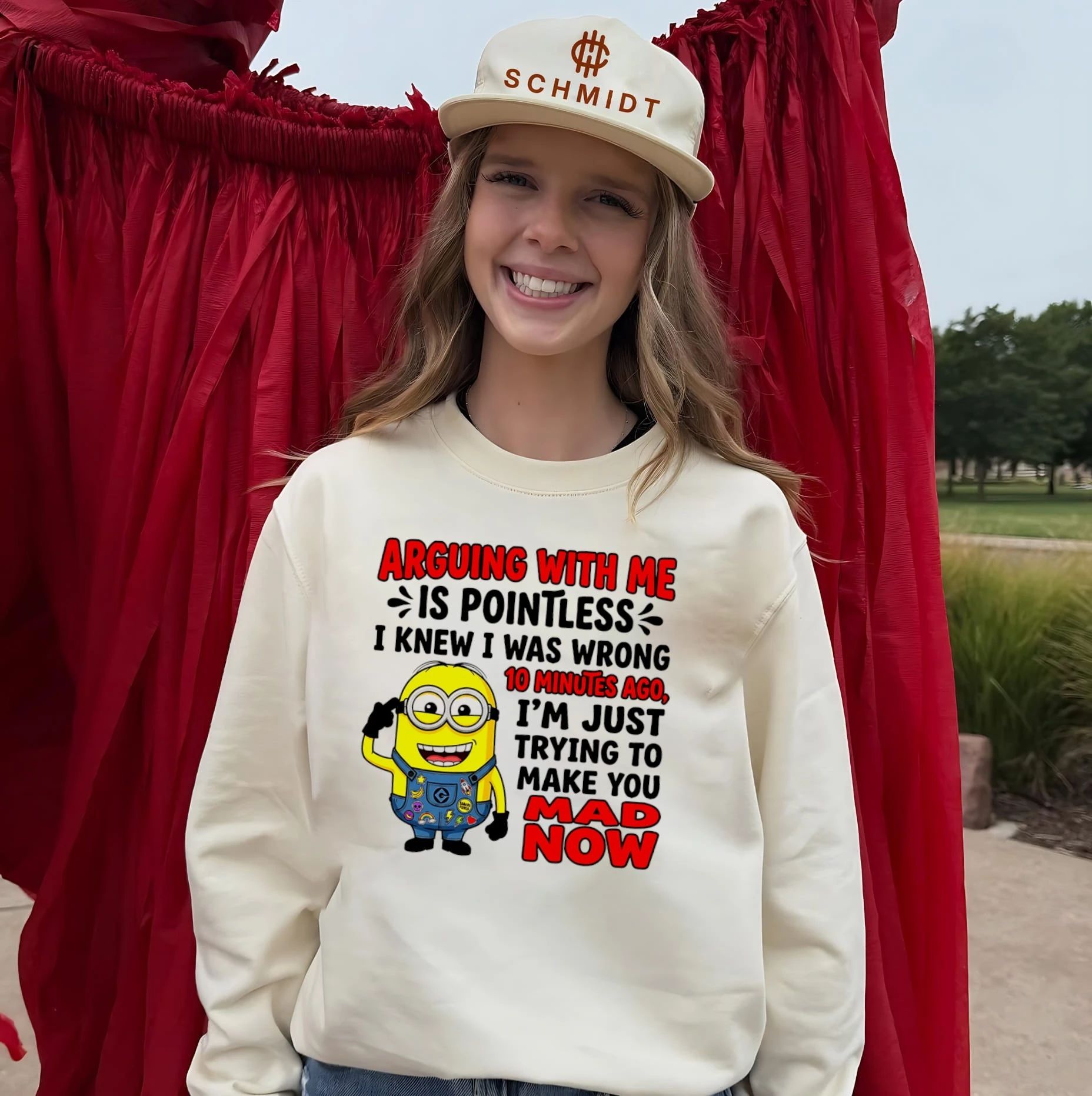 Arguing with me is pointless I knew I was wrong 10 minutes ago Minion shirt