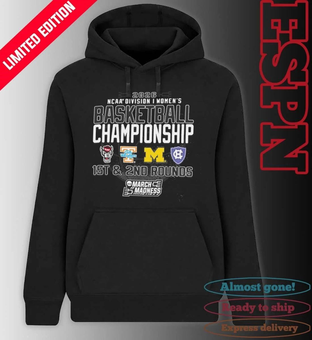 1st, 2nd Rounds 2026 NCAA DI Women’s Basketball Championship – Ann Arbor, MI Shirt
