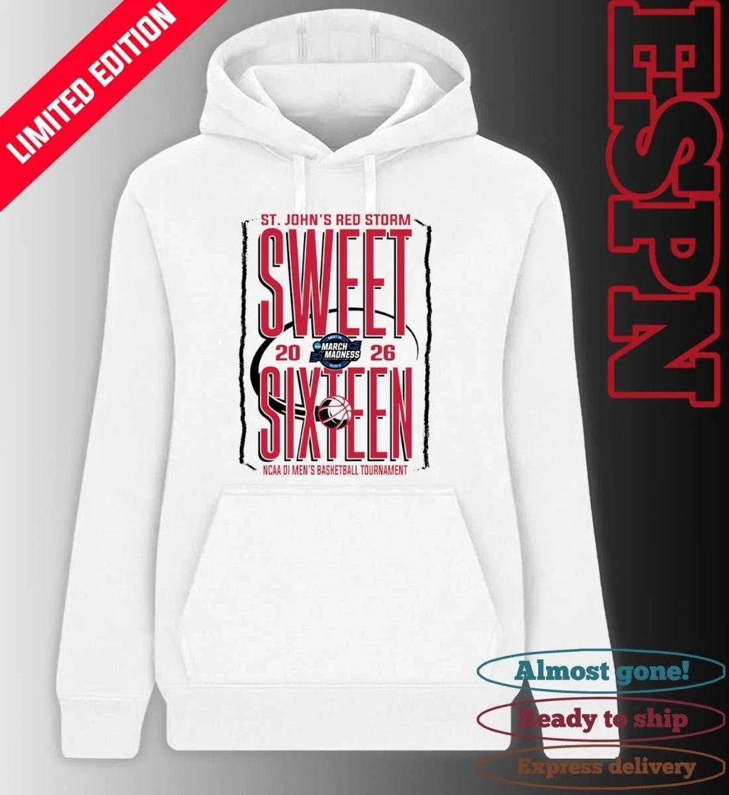 St. John’s Red Storm Sweet Sixteen 2026 NCAA DI Men’s Basketball Tournament T-Shirt