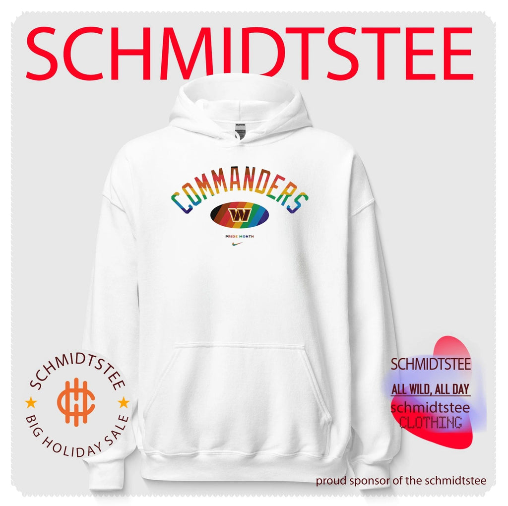 Washington Commanders Pride Month Rainbow logo shirt