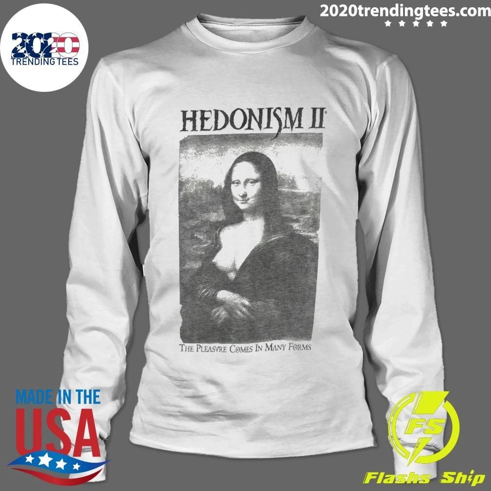 Hedonism II Mona Lisa Rare Vintage 90s Art Shirt
