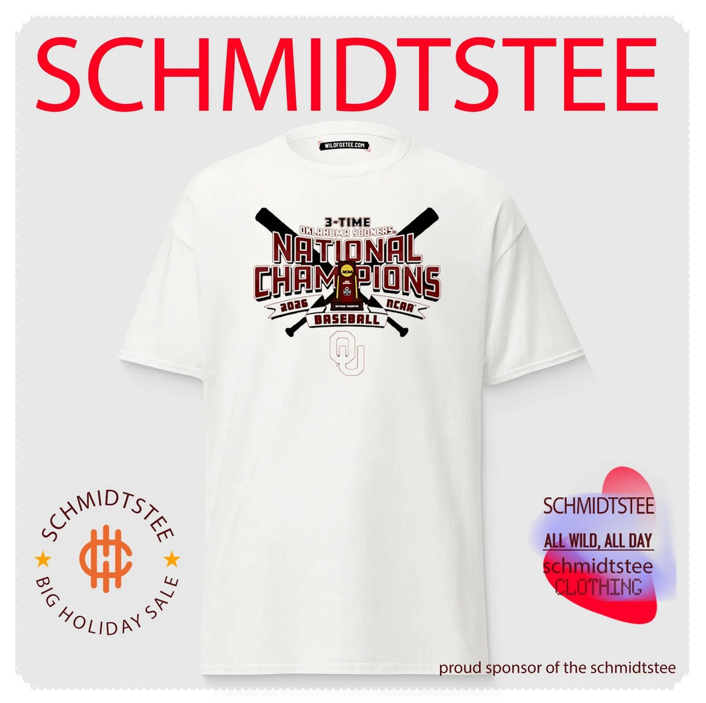 Oklahoma Sooners 2026 College World Series 3-Time Champions shirt