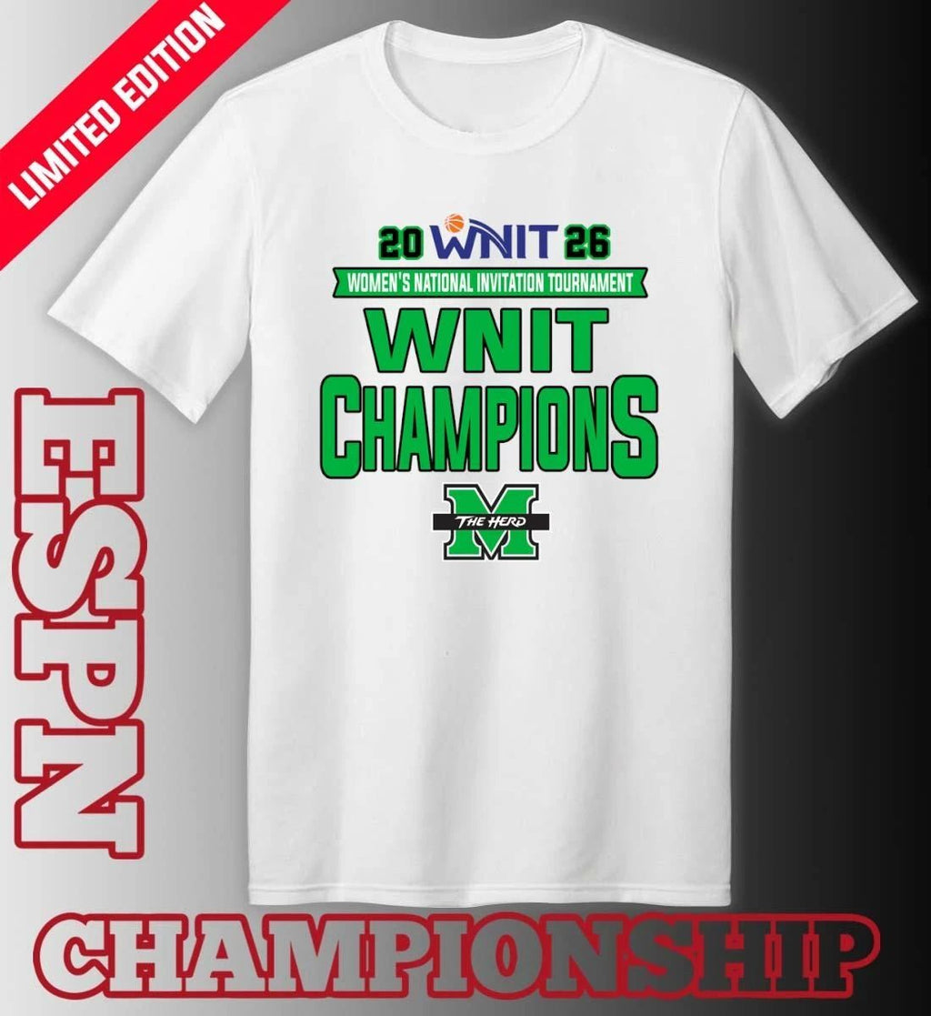 Marshall University Women’s Basketball 2026 WNIT Champions T-Shirt