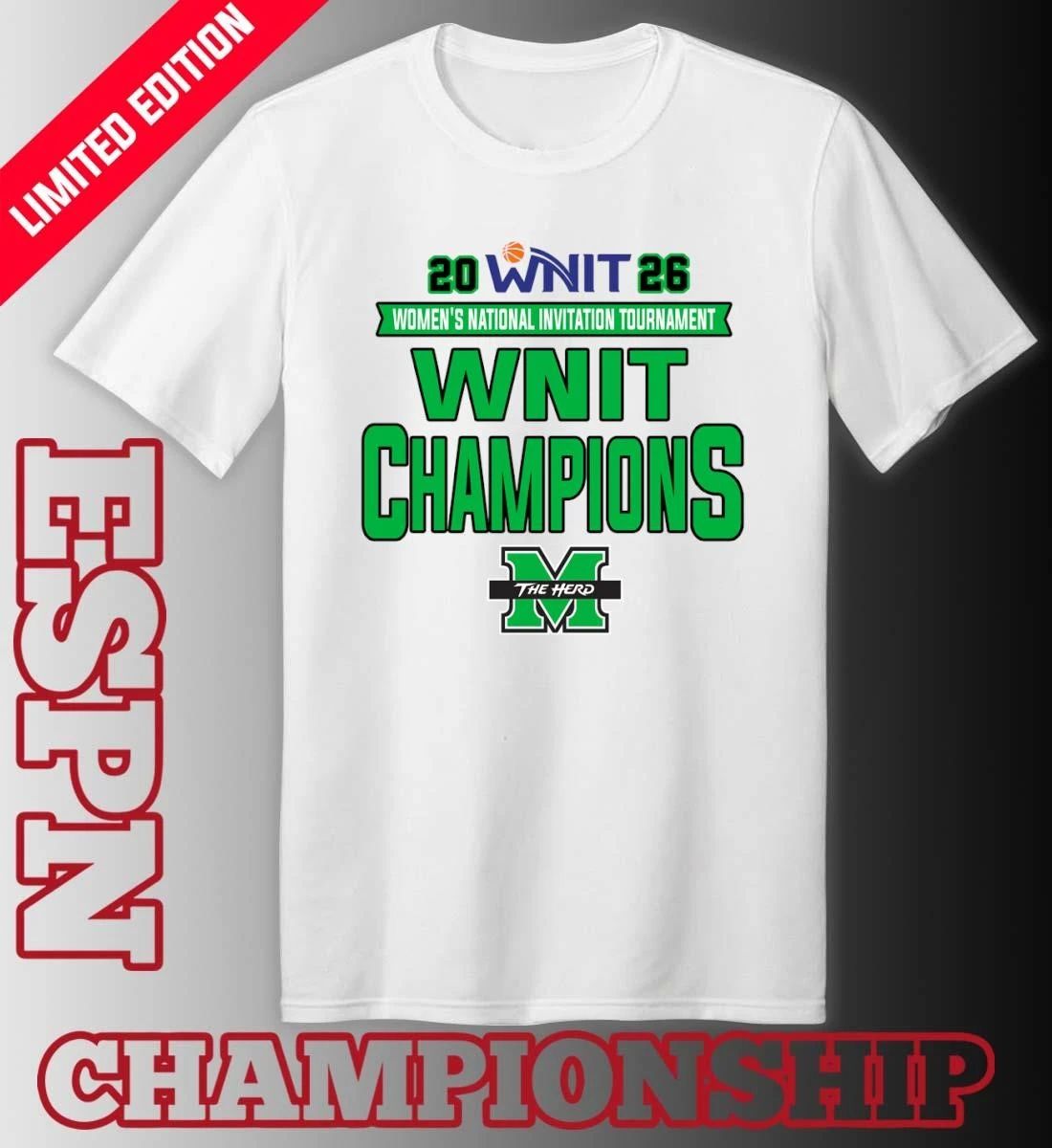 Marshall University Women’s Basketball 2026 WNIT Champions T-Shirt