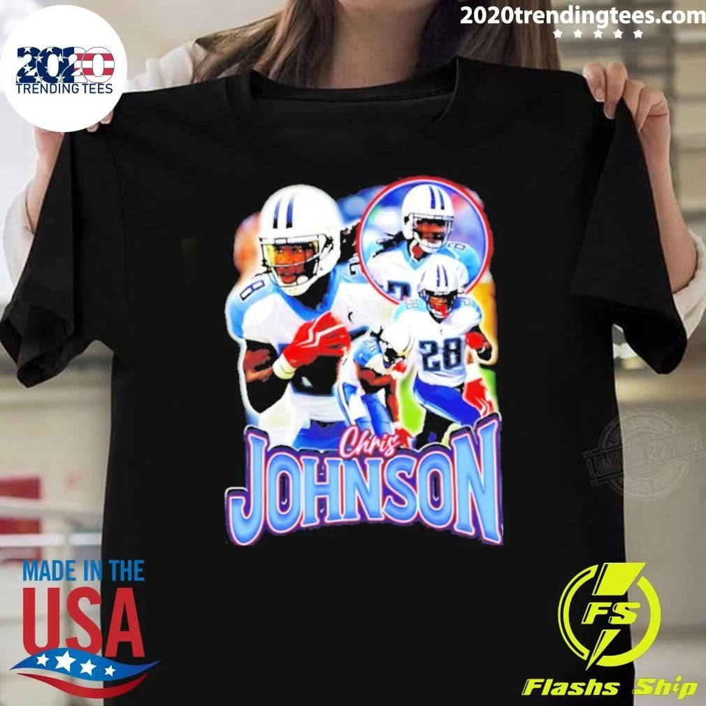 Chris Johnson Tennessee Titans 90s Bootleg Shirt