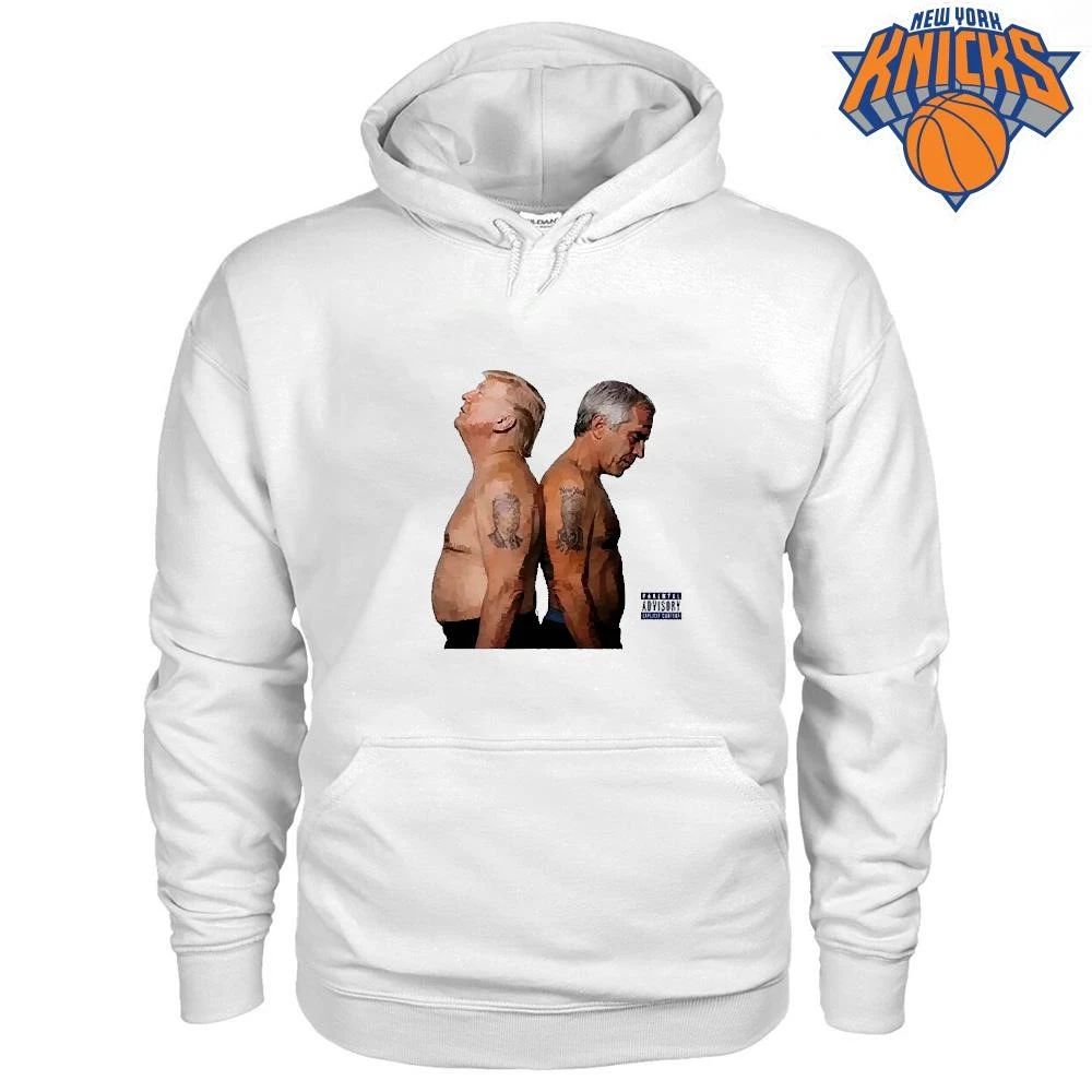 Donald Trump and Jeffrey Epstein Parental Advisory Explicit Content Shirt